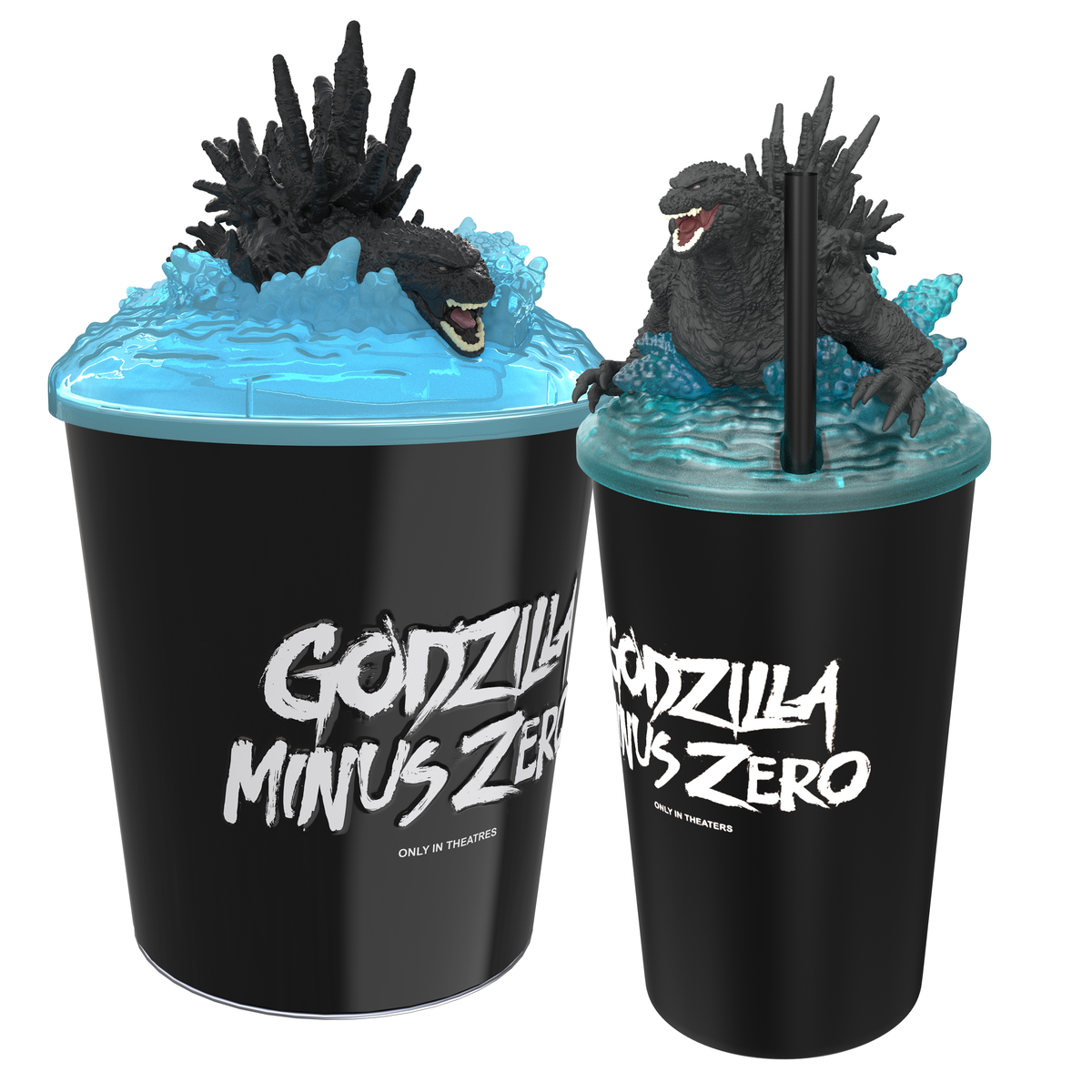 Godzilla Minus Zero 130oz Popcorn Bucket and 32oz Tumbler Combo